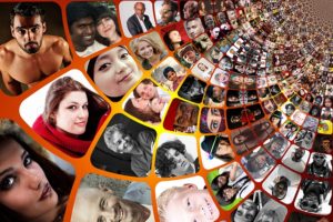 peoples' faces